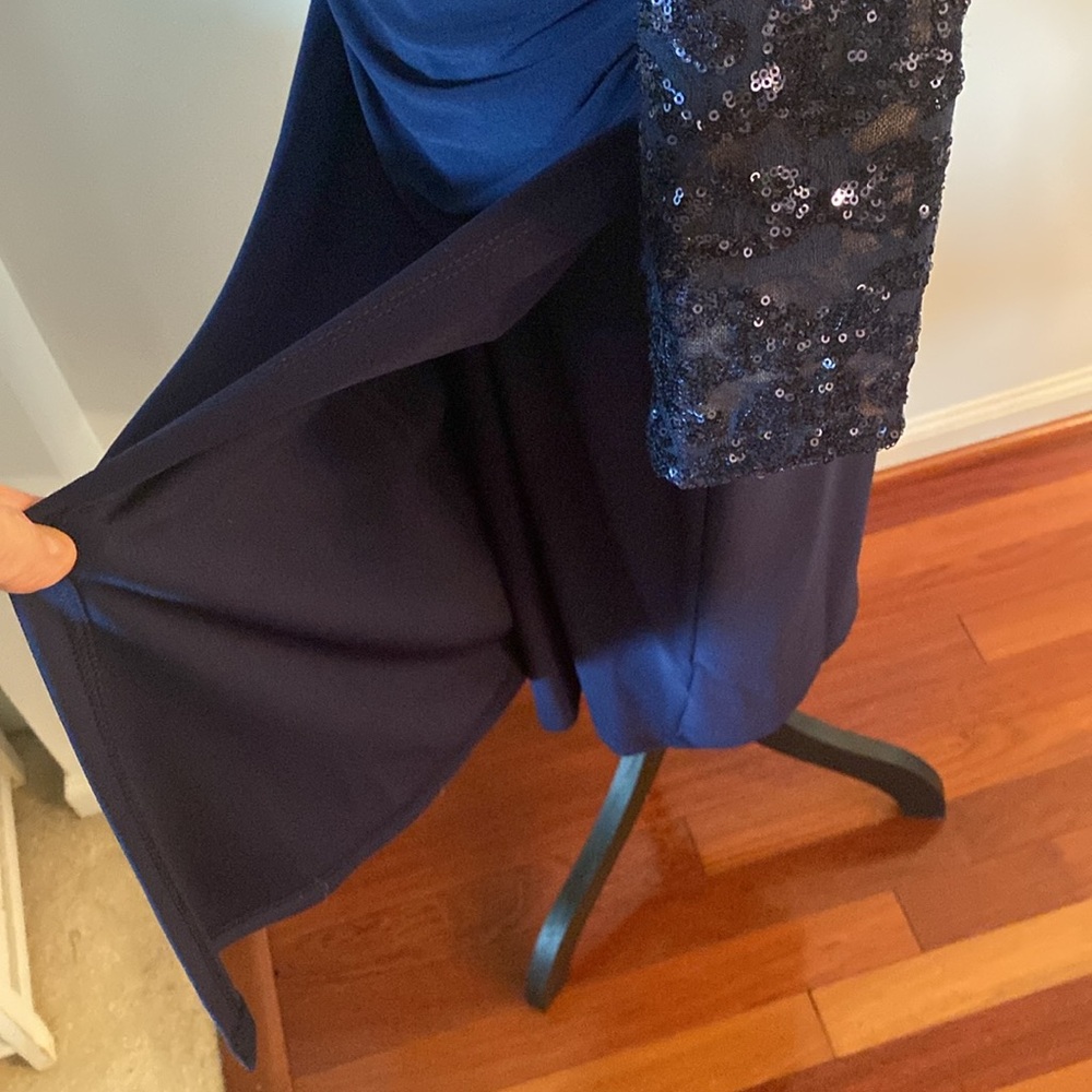 Ralph Lauren size 16 dark blue sequin dress - Picture 8 of 12